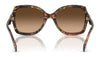 Coach CW225 HC8410U Sunglasses | Size 56 / Amethyst Pearl Tortoise / Smoke Purple Gradient (2N 21%) №584346