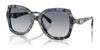 Coach CW225 HC8410U Sunglasses | Size 56 / Blue Pearl Tortoise / Blue Purple Gradient (2N 25%) №584535