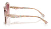 Coach CW225 HC8410U Sunglasses | Size 56 / Amethyst Pearl Tortoise / Smoke Purple Gradient (2N 21%) №584346