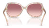 Coach CW225 HC8410U Sunglasses | Size 56 / Amethyst Pearl Tortoise / Smoke Purple Gradient (2N 21%) №584346