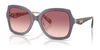 Coach CW225 HC8410U Sunglasses | Size 56 / Milky Violet/Floral Field / Purple Pink Gradient (2N 23.6%) №58957W