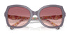 Coach CW225 HC8410U Sunglasses | Size 56 / Amethyst Pearl Tortoise / Smoke Purple Gradient (2N 21%) №584346