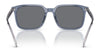 Coach CW405 HC8411U Sunglasses | Size 55 / Transparent Blue / Blue Solid (3N 16.6%) №582087