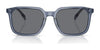 Coach CW405 HC8411U Sunglasses | Size 55 / Transparent Blue / Blue Solid (3N 16.6%) №582087