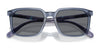 Coach CW405 HC8411U Sunglasses | Size 55 / Transparent Blue / Blue Solid (3N 16.6%) №582087