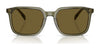 Coach CW405 HC8411U Sunglasses | Size 55 / Transparent Blue / Blue Solid (3N 16.6%) №582087