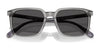 Coach CW405 HC8411U Sunglasses | Size 55 / Transparent Blue / Blue Solid (3N 16.6%) №582087