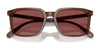 Coach CW405 HC8411U Sunglasses | Size 55 / Transparent Blue / Blue Solid (3N 16.6%) №582087