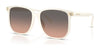 Coach CW419 HC8413BD Sunglasses | Size 58 / Ivory Solid / Warm Grey Gradient (2N 28.2%) №5853G9