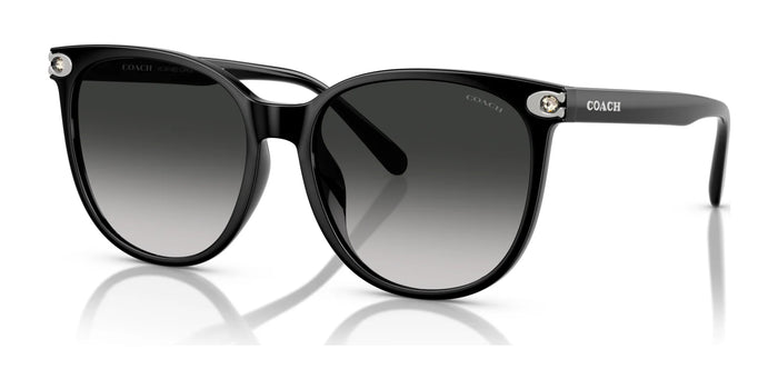 Coach CW428 HC8414BD Sunglasses | Size 57 / Black / Grey Gradient (3N 14.8%) №50023C