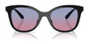 Coach CAD25 HC8419U Sunglasses | Size 55 / Black / Grey Solid (3N 10%) №500287