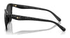 Coach CAD25 HC8419U Sunglasses | Size 55 / Black / Grey Solid (3N 10%) №500287