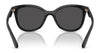 Coach CAD25 HC8419U Sunglasses | Size 55 / Black / Grey Solid (3N 10%) №500287