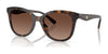 Coach CAD25 HC8419U Sunglasses | Size 55 / Dark Tortoise / Brown Gradient (Polarized) (3P 11.3%) №5120T5