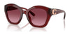 Coach CAD31 HC8421U Sunglasses | Size 54 / Milky Burgundy / Burgundy Gradient (3N 16%) №58708H