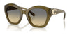 Coach CAD31 HC8421U Sunglasses | Size 54 / Milky Olive / Grey Olive Gradient (2N 25.9%) №5872L0