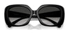 Coach CAD33 HC8422U Sunglasses | Size 55 / Black / Grey Gradient (3N 13.2%) №50023C