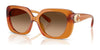 Coach CAD33 HC8422U Sunglasses | Size 55 / Milky Amber / Brown Gradient (3N 14.2%) №564774