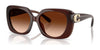 Coach CAD33 HC8422U Sunglasses | Size 55 / Milky Hazelnut / Brown Gradient (3N 14.2%) №584174