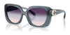 Coach CAD33 HC8422U Sunglasses | Size 55 / Milky Denim / Blue Purple Gradient (2N 37.2%) №5871U7