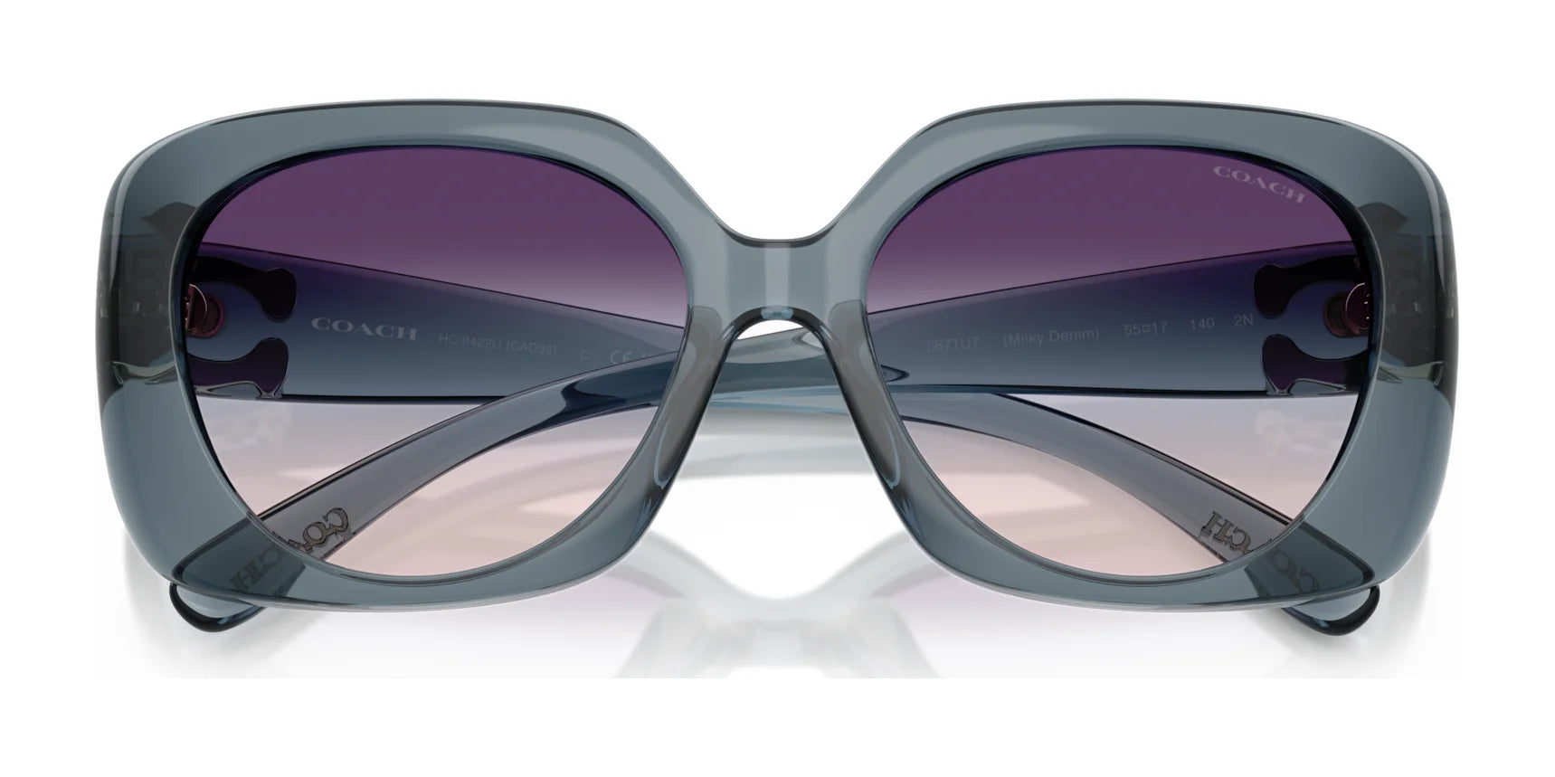Coach CAD33 HC8422U Sunglasses | Size 55