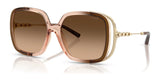 Coach CAD80 HC8423U Sunglasses Brown Gradient / Brown Gradient