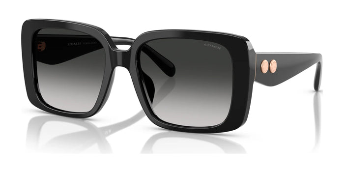 Coach CAD55 HC8424F Sunglasses | Size 56 / Black / Grey Gradient (3N 13.2%) №50023C