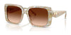 Coach CAD55 HC8424F Sunglasses | Size 56 / Pearlized Brown Watercolor / Brown Gradient (3N 14.2%) №586874