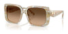 Coach CAD54 HC8424U Sunglasses | Size 54 / Pearlized Brown Watercolor / Brown Gradient (3N 14.2%) №586874