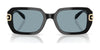 Coach CAD74 HC8425U Sunglasses | Size 52 / Black / Blue Solid (2N 37.3%) №500272