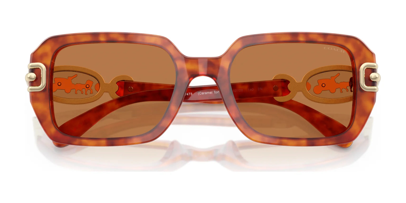 Coach CAD74 HC8425U Sunglasses | Size 52