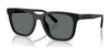 Coach CAD81 HC8426U Sunglasses | Size 54 / Matte Black / Grey Solid (Polarized) (3P 10%) №500281