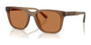 Coach CAD81 HC8426U Sunglasses | Size 54 / Matte Transparent Amber / Amber Solid (2N 23.7%) №587673