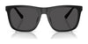 Coach CAE78 HC8427U Sunglasses | Size 57 / Matte Black / Grey Solid (3N 10%) №500287