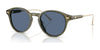 Coach CAD83 HC8428U Sunglasses | Size 50 / Transparent Olive / Blue Solid (3N 15.2%) №584880