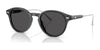 Coach CAD83 HC8428U Sunglasses | Size 50 / Transparent Grey / Grey Solid (3N 10%) №587887