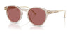 Coach CAD83 HC8428U Sunglasses | Size 50 / Transparent Sand / Wine Solid (2N 21.3%) №58790H