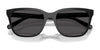 Coach CAE86 HC8429D Sunglasses | Size 56 / Black / Grey Solid (3N 10%) №500287