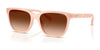 Coach CAE86 HC8429D Sunglasses | Size 56 / Milky Light Pink / Brown Gradient (3N 14.2%) №511374