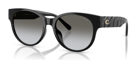 Coach CAE87 HC8430D Sunglasses Black / Grey Gradient