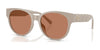 Coach CAE87 HC8430D Sunglasses | Size 56 / Khaki Solid / Brown Solid (2N 24.5%) №58843