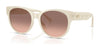 Coach CAE87 HC8430D Sunglasses | Size 56 / Milky White / Brown Pink Gradient (2N 32.7%) №588513