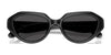 Coach CBY77 HC8433U Sunglasses | Size 52 / Black / Grey Solid (3N 10%) №500287