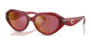 Coach CBY77 HC8433U Sunglasses | Size 52 / Milky Cherry / Berry Flash (2N 21%) №5526D0
