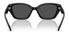 Coach CBY91 HC8434U Sunglasses | Size 53 / Black / Grey Solid (3N 10%) №500287