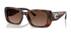 Coach CBY82 HC8435U Sunglasses | Size 54 / Dark Tortoise / Brown Gradient (Polarized) (3P 11.3%) №5120T5