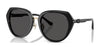 Coach CBY93 HC8436 Sunglasses | Size 55 / Black / Grey Solid (3N 10%) №500287