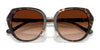 Coach CBY93 HC8436 Sunglasses | Size 55 / Black / Grey Solid (3N 10%) №500287