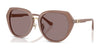Coach CBY93 HC8436 Sunglasses | Size 55 / Milky Putty / Purple Solid (2N 19.2%) №54957N