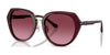 Coach CBY93 HC8436 Sunglasses | Size 55 / Milky Merlot / Merlot Gradient (3N 16%) №59158H